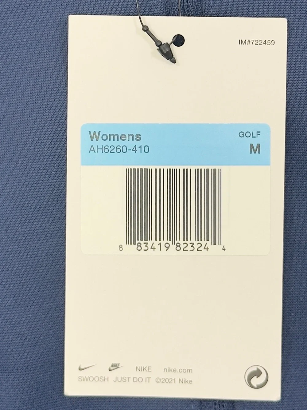 Nike NKAH6260 Ladies Therma-FIT Full-Zip Fleece - Midnight Navy with DMS embd